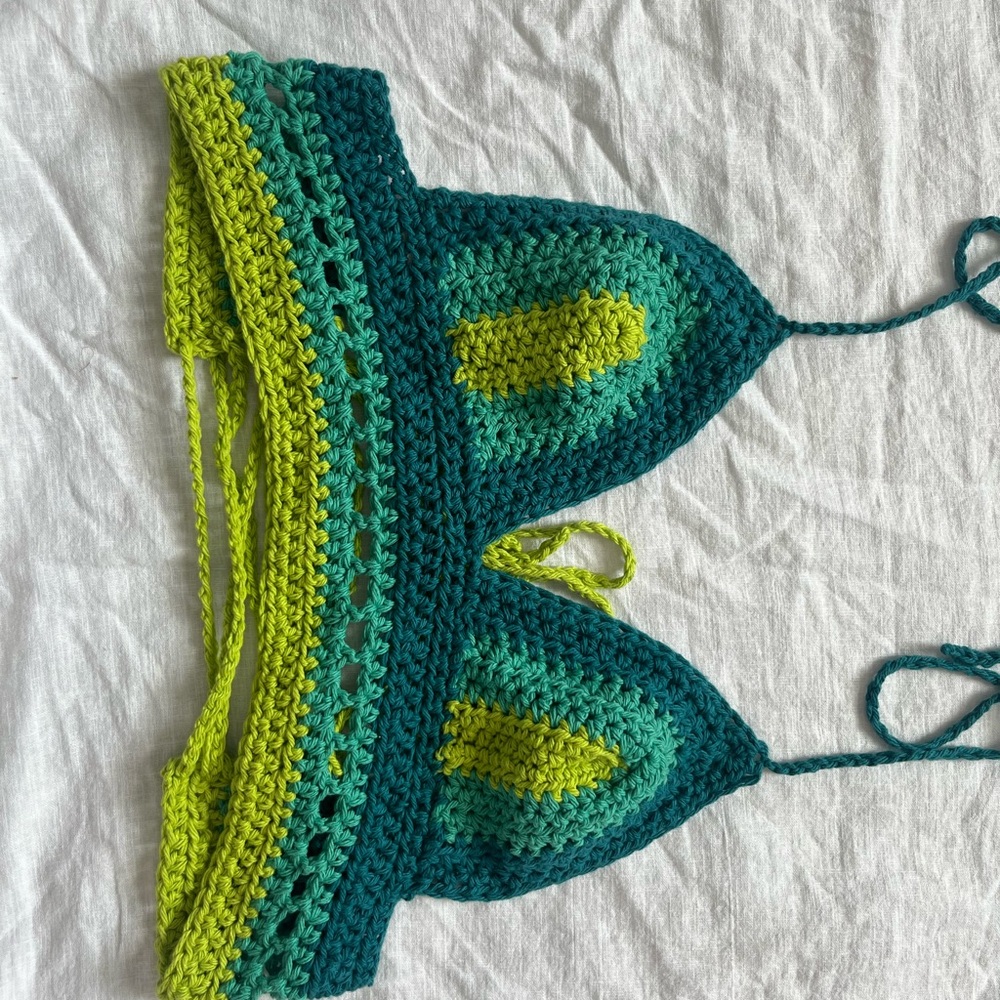 Crochet top.